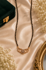 Load image into Gallery viewer, Trinity Spark Rose Gold Mangalsutra