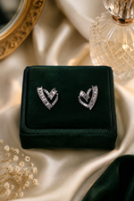 Load image into Gallery viewer, Celeste Heart Sparkle Ear Cuff