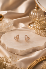 Load image into Gallery viewer, Celeste Crystal Heart Hoop