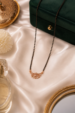 Load image into Gallery viewer, Celestial Bloom Rose Gold Mangalsutra