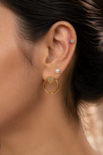 Load image into Gallery viewer, Amora Heart Halo Hoop