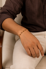 Load image into Gallery viewer, Divine Rudraksha Gold-Tone Bracelet