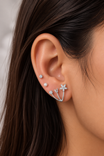 Load image into Gallery viewer, Celestial Bloom Ear Cuff