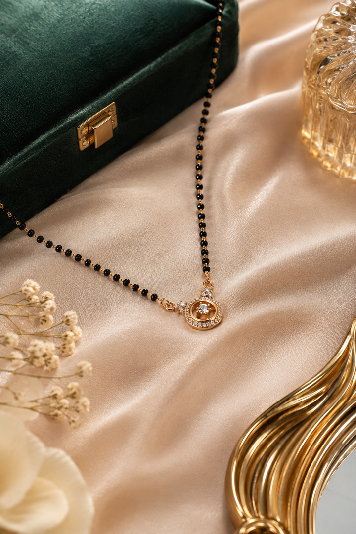 Infinity Bloom Rose Gold Mangalsutra