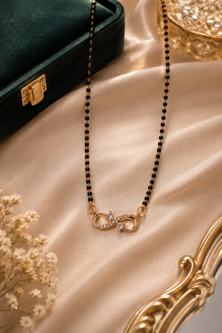 Infinity Grace Rose Gold Mangalsutra