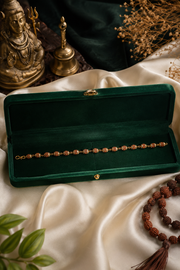 Mahadev Rudraksha Gold-Tone Bracelet