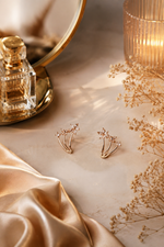 Load image into Gallery viewer, Celestial Bloom Ear Climber Stud