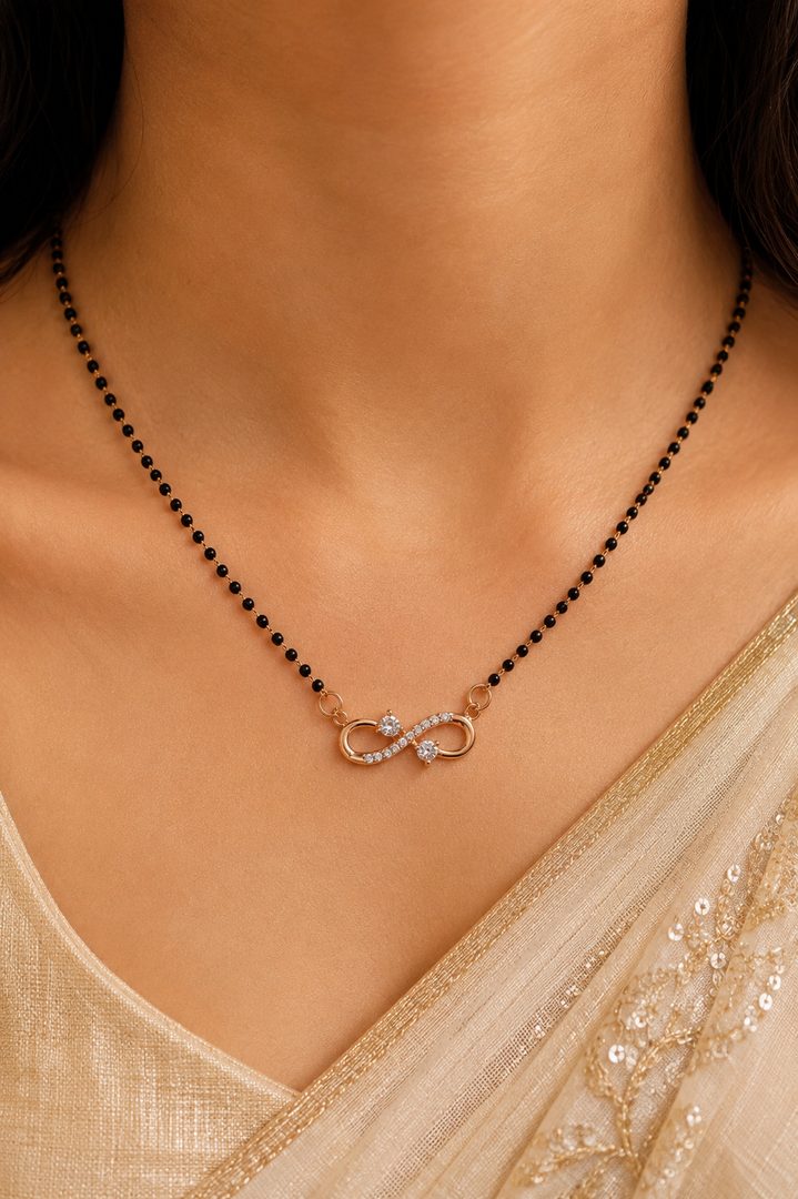 Infinity Grace Rose Gold Mangalsutra