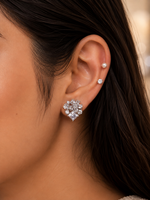 Load image into Gallery viewer, Royal Blossom Crystal Stud