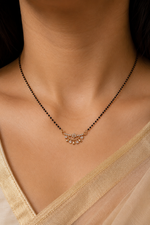 Load image into Gallery viewer, Celestial Bloom Rose Gold Mangalsutra