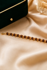 Load image into Gallery viewer, Shakti Rudraksha Gold-Tone Bracelet