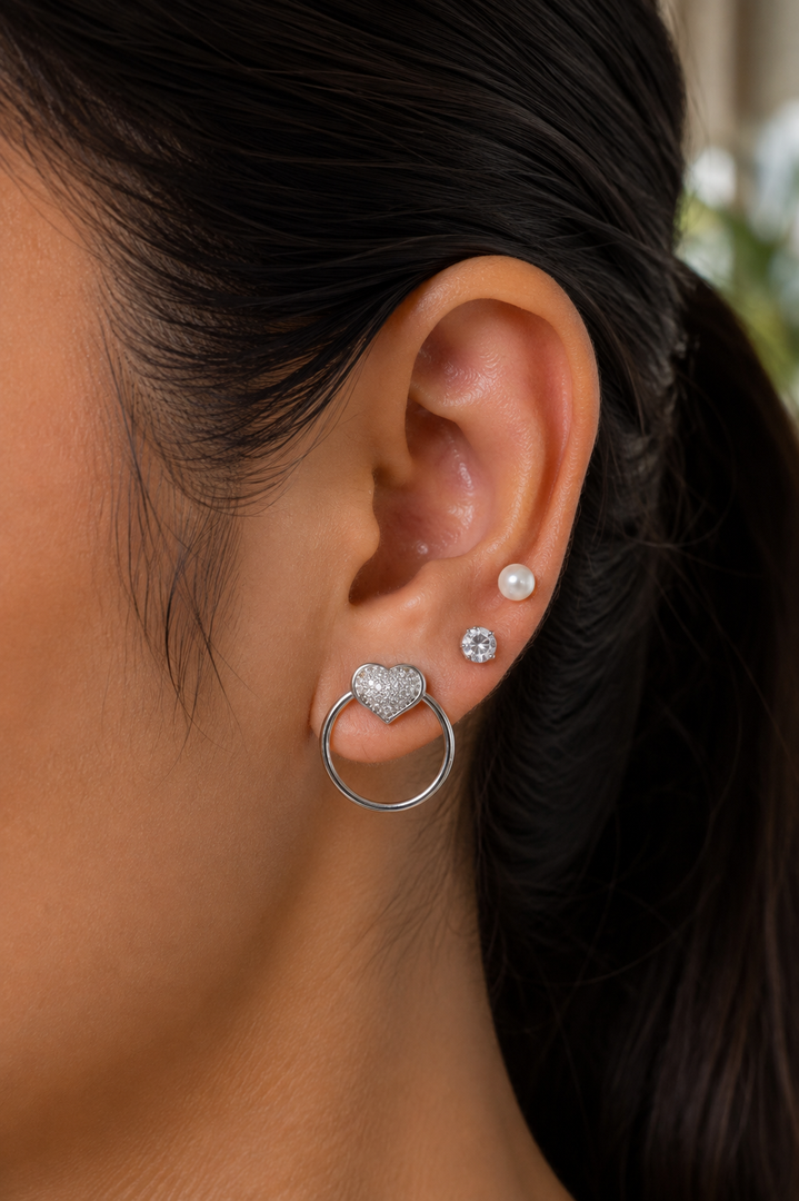 Amora Heart Hoop